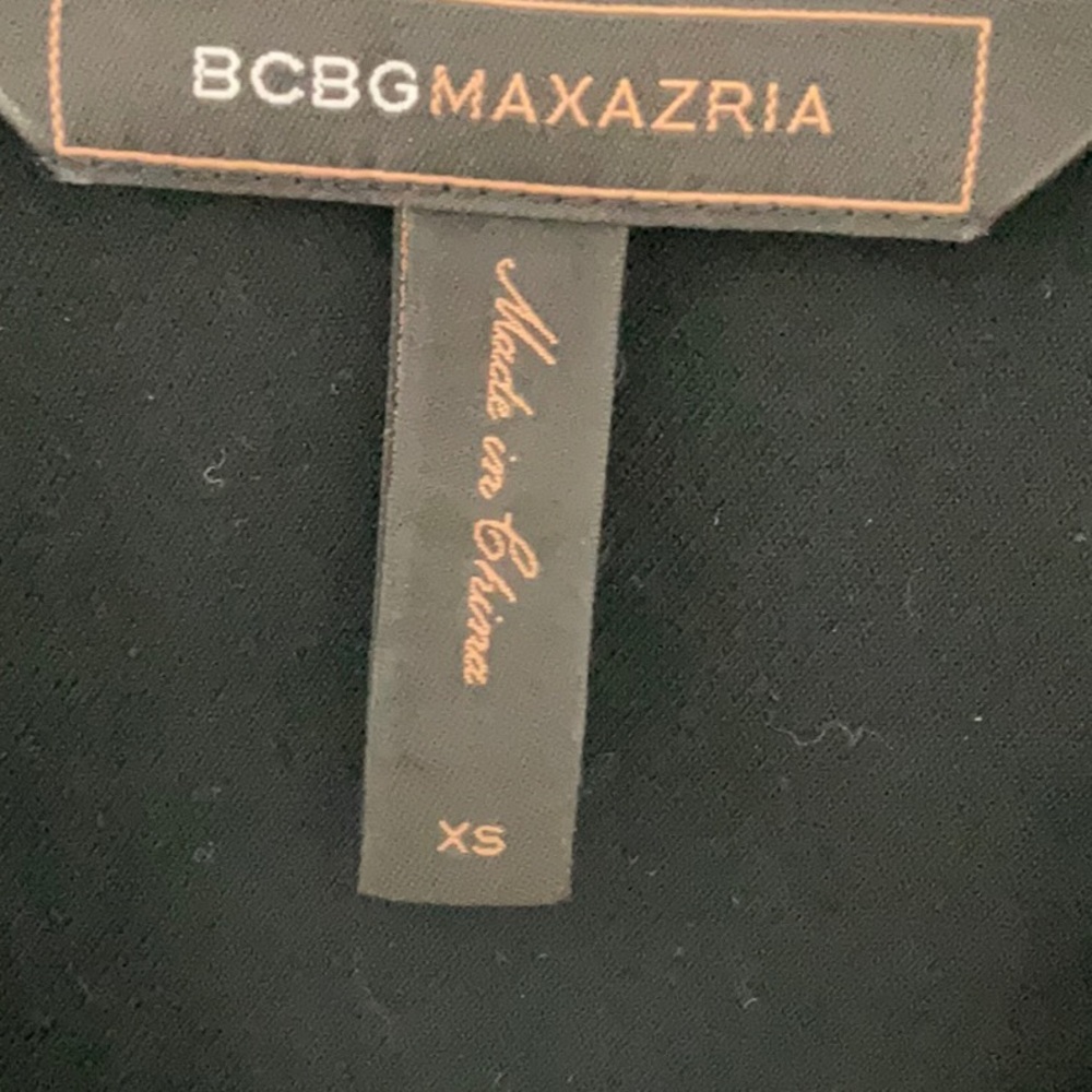 BCBGMaxAzria Black Plunge Bodycon Dress - Picture 4 of 6